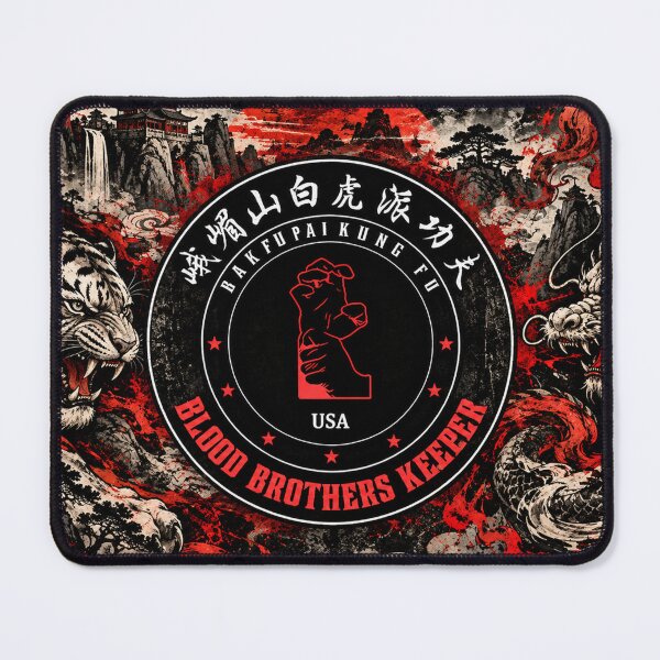 Item preview, Bak Fu Pai Kung Fu Blood Brothers Keeper White Tiger and Dragon Martial Arts designed and sold by Fei Long Design Hub.