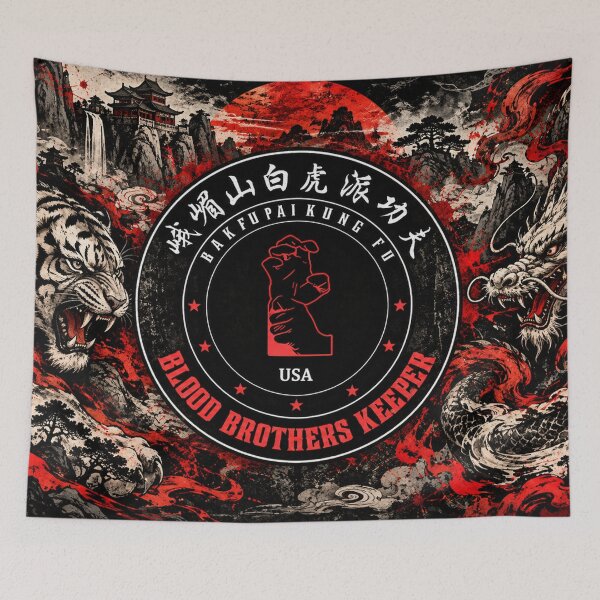 Item preview, Bak Fu Pai Kung Fu Blood Brothers Keeper White Tiger and Dragon Martial Arts designed and sold by Fei Long Design Hub.