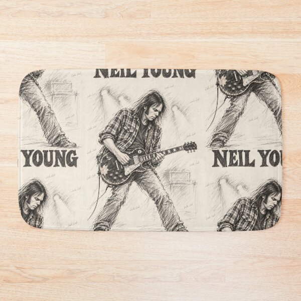 Item preview, Neil Young — Electric Legend ⚡ Pencil Sketch by Lulu Leb designed and sold by LuluLeb.