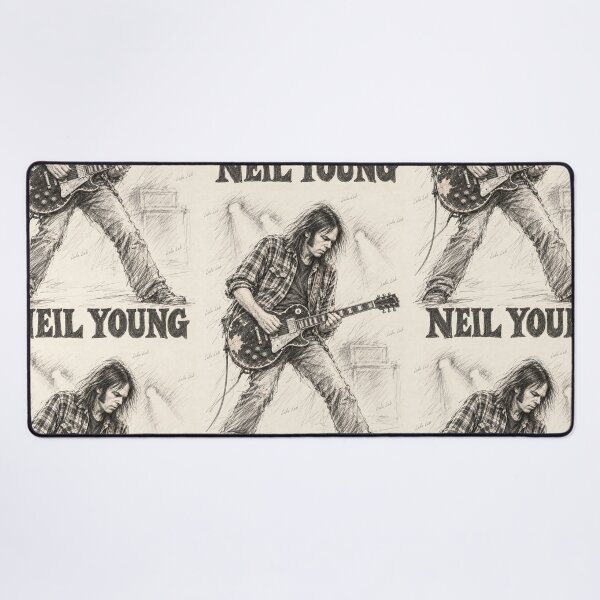 Item preview, Neil Young — Electric Legend ⚡ Pencil Sketch by Lulu Leb designed and sold by LuluLeb.
