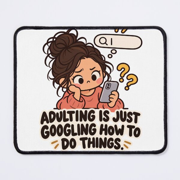Item preview, Adulting Art designed and sold by WhimsyPeachCo.