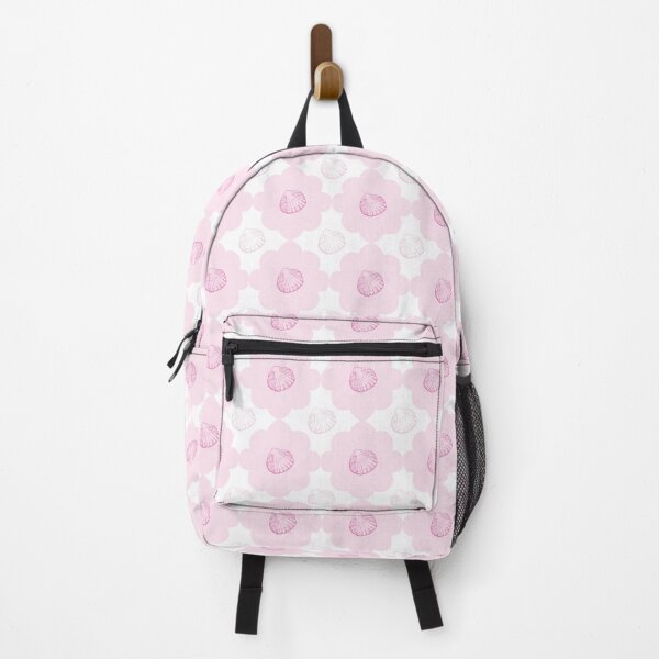 Item preview, Shell collection flower pattern in pink designed and sold by Quiet Waters Design.