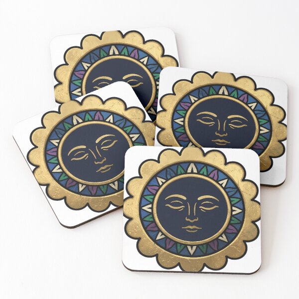 Item preview, Gothic Solar Eclipse Emblem - Celestial Plate designed and sold by IllumeInk.