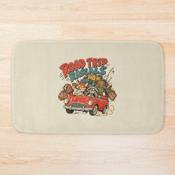 Item preview, Road Trip Rascals – Funny Woodland Animal Adventure designed and sold by AwesomeBeyondLimits.