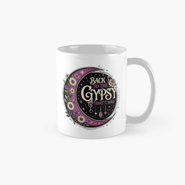 Item preview, Back to the Gypsy That I Was Moon Floral Boho designed and sold by empiric-designs.