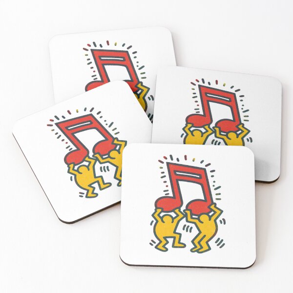 Item preview, Music Note Dancing Figures designed and sold by Colorful-Garden.