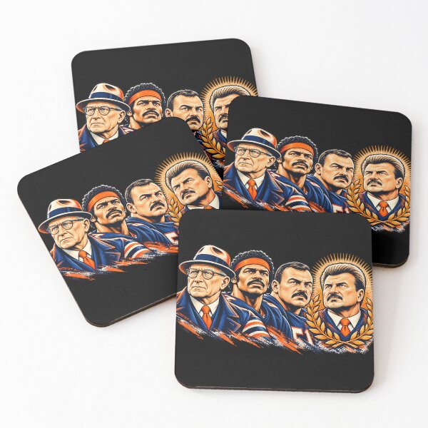 Artikelvorschau, Retro Chicago Football Mount Rushmore Legends Game Day entworfen und verkauft von LindsayRenner.