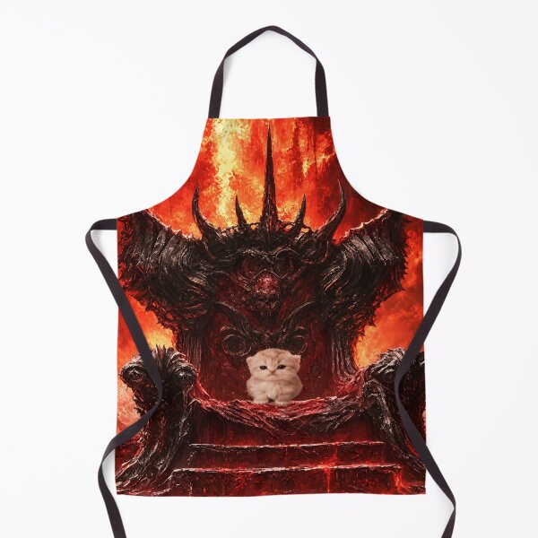 Item preview, A Kitten in Hell on a Throne designed and sold by Tobi_Inkz.
