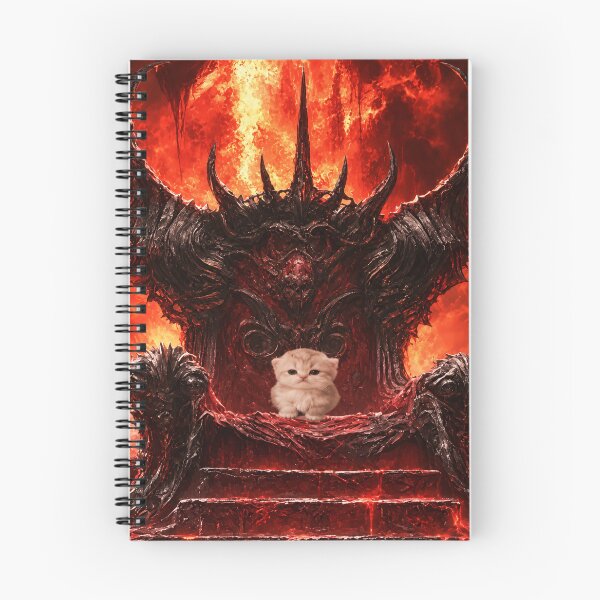 Item preview, A Kitten in Hell on a Throne designed and sold by Tobi_Inkz.