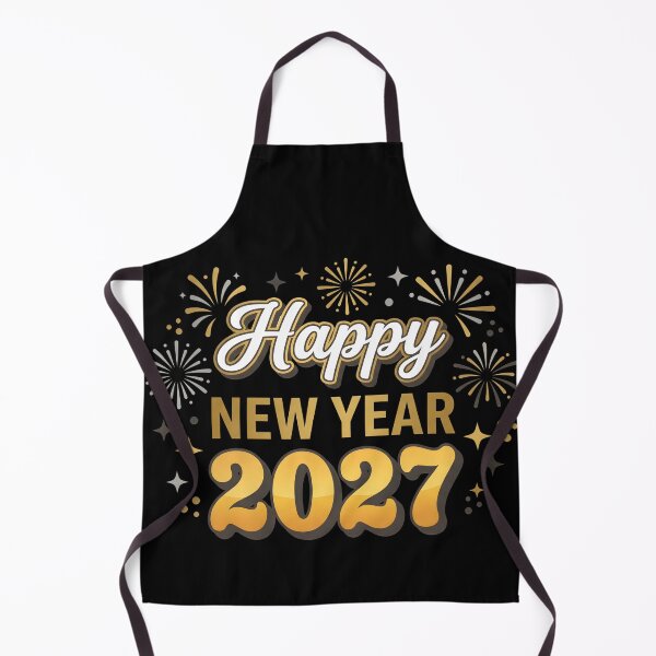 Item preview, Happy New Year 2027 – Gold Fireworks Celebration designed and sold by fawzimorsy.
