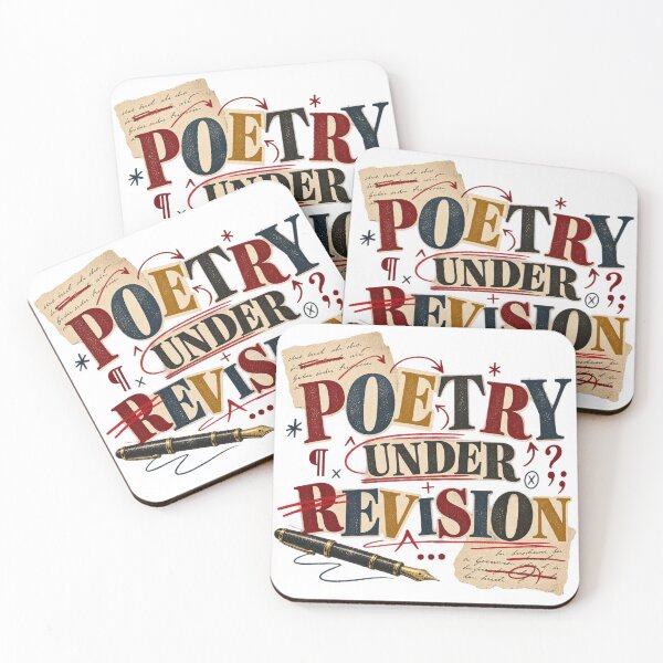 Item preview, Poetry Under Revision – Poetcore Poetry & Writer Editing Design designed and sold by Golden Era Studio.