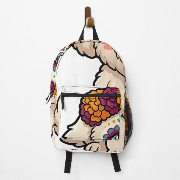 Item preview, Cute Sugar Skull Bichon Frise Puppy Wearing a Marigold Crown designed and sold by pumsquare.