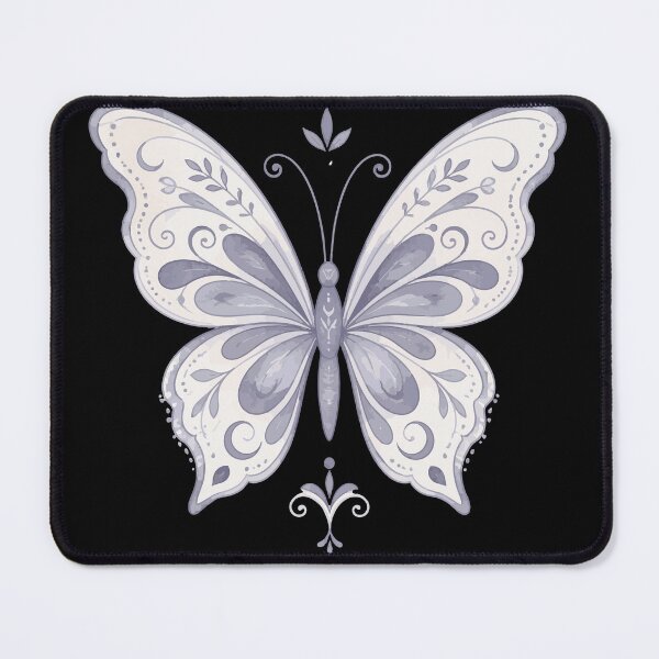Item preview, Vintage Lavender Butterfly Mandala – Elegant Ornamental Butterfly Art designed and sold by Creative Owlet.