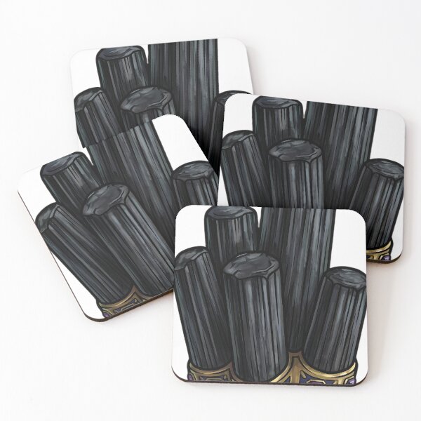 Item preview, Gothic Black Tourmaline Cluster - Crystal Emblem designed and sold by IllumeInk.