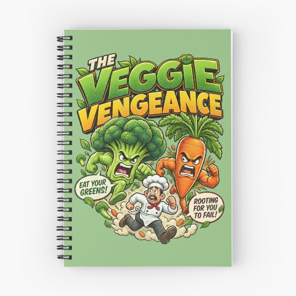 Item preview, The Veggie Vengeance – Funny Vegetable Comic designed and sold by AwesomeBeyondLimits.