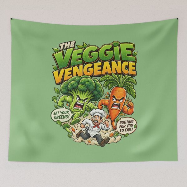 Item preview, The Veggie Vengeance – Funny Vegetable Comic designed and sold by AwesomeBeyondLimits.