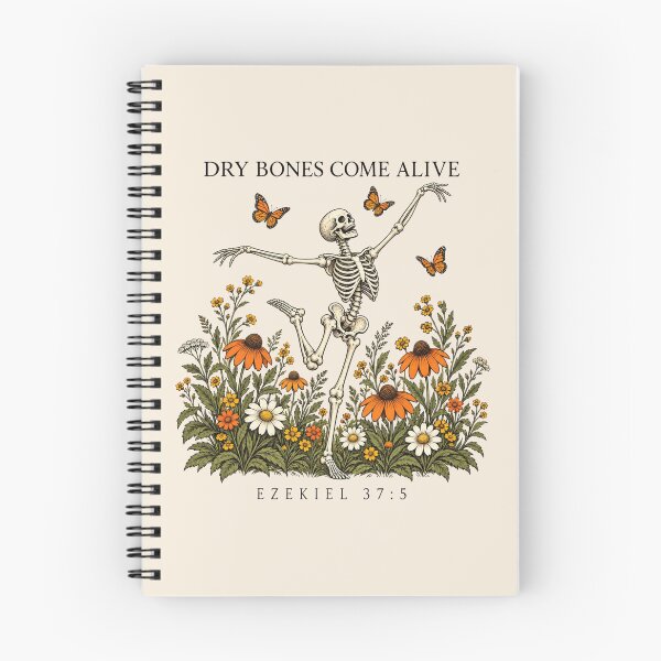 Item preview, Dry Bones Come Alive, Ezekiel 37:5 Christian Skeleton, Dancing Skeleton Halloween, Faith Inspired Fall, Christian Halloween Gift for Women designed and sold by Quiajia.