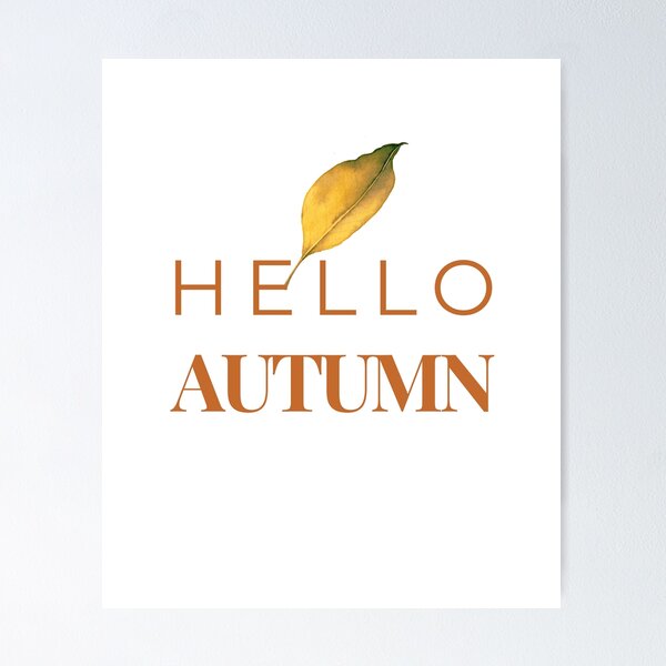 Item preview, Hello Autumn – Leaf designed and sold by J-Nature-Vibes.
