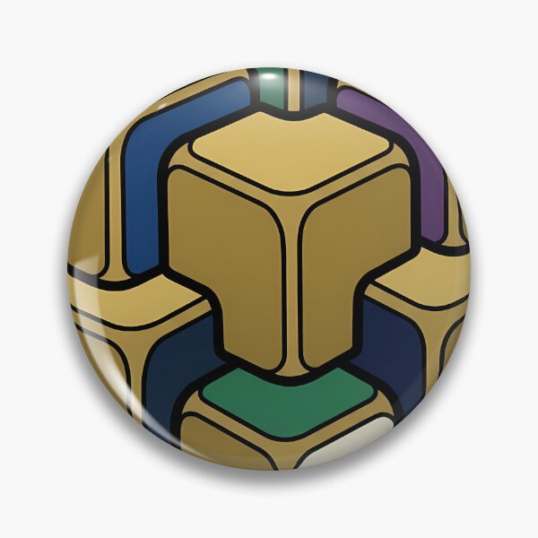 Item preview, Gothic Pyrite Cluster - Crystal Emblem designed and sold by IllumeInk.