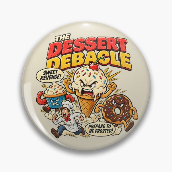 Item preview, The Dessert Debacle – Funny Sweet Revenge Comic designed and sold by AwesomeBeyondLimits.