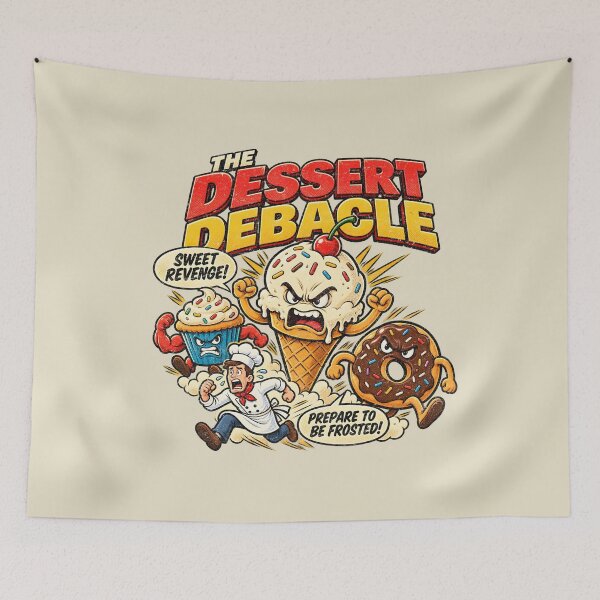 Item preview, The Dessert Debacle – Funny Sweet Revenge Comic designed and sold by AwesomeBeyondLimits.