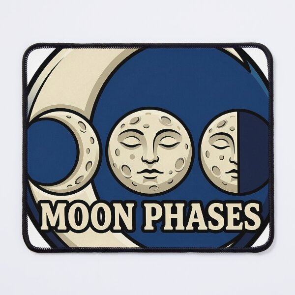 Item preview, Gothic Moon Phases Disc - Lunar Emblem designed and sold by IllumeInk.