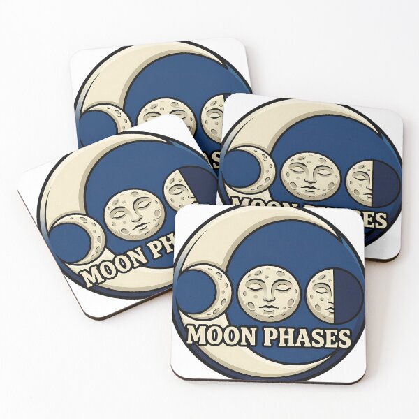 Item preview, Gothic Moon Phases Disc - Lunar Emblem designed and sold by IllumeInk.