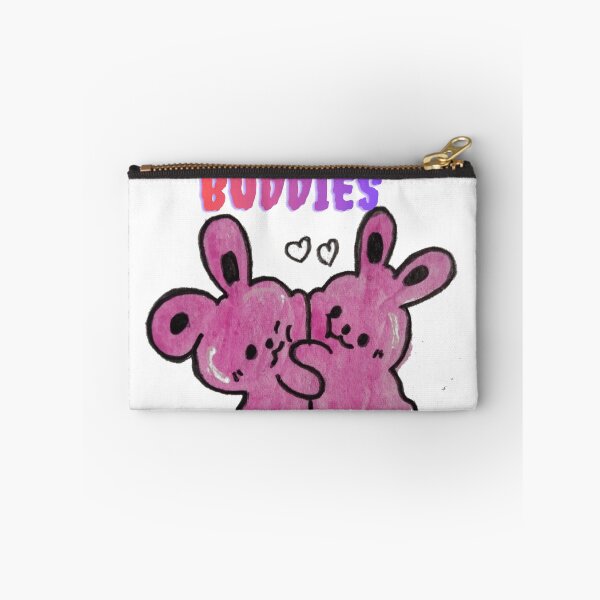 Item preview, Cuddle Buddies - Pink Bunny Hug Sticker designed and sold by ChanCreation.