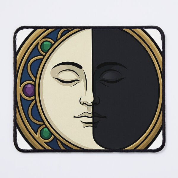 Item preview, Gothic First Quarter Moon - Moon Phase Art designed and sold by IllumeInk.