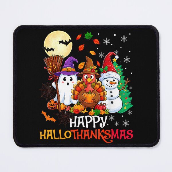 Item preview, Happy Halloween Thanksgiving Christmas HalloThanksMas designed and sold by RuperDelois.