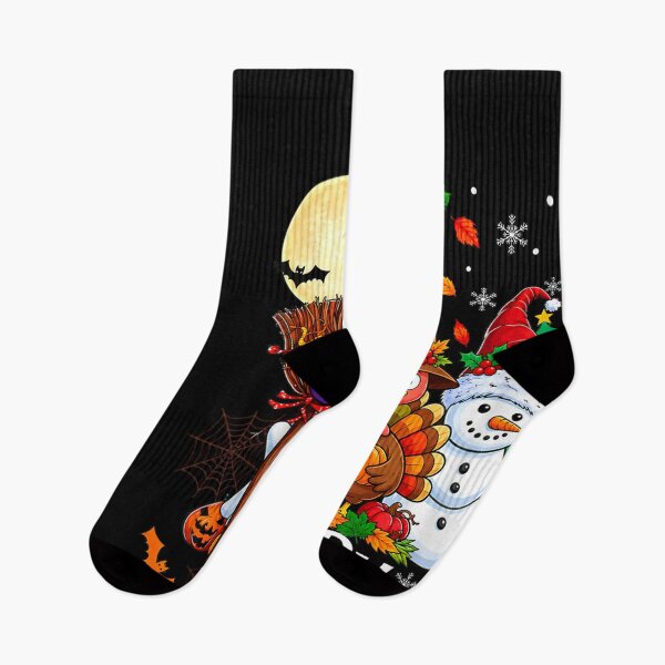 Item preview, Happy Halloween Thanksgiving Christmas HalloThanksMas  designed and sold by RuperDelois.