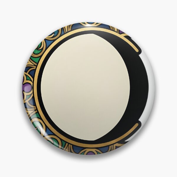 Item preview, Gothic Waning Gibbous Moon - Moon Phase Emblem designed and sold by IllumeInk.