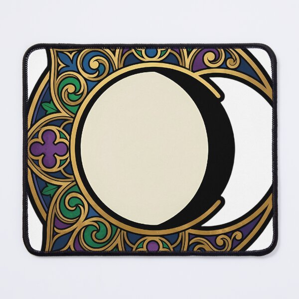 Item preview, Gothic Waning Gibbous Moon - Moon Phase Emblem designed and sold by IllumeInk.