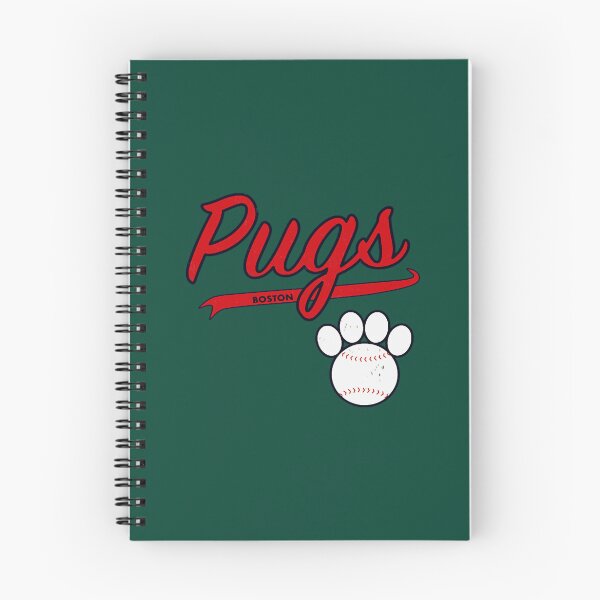 Item preview, Pug BOSTON Baseball Script  Active  designed and sold by PsychicMedium.