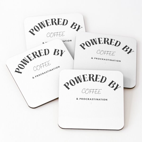 Item preview, Powered by coffee designed and sold by BestiesB.