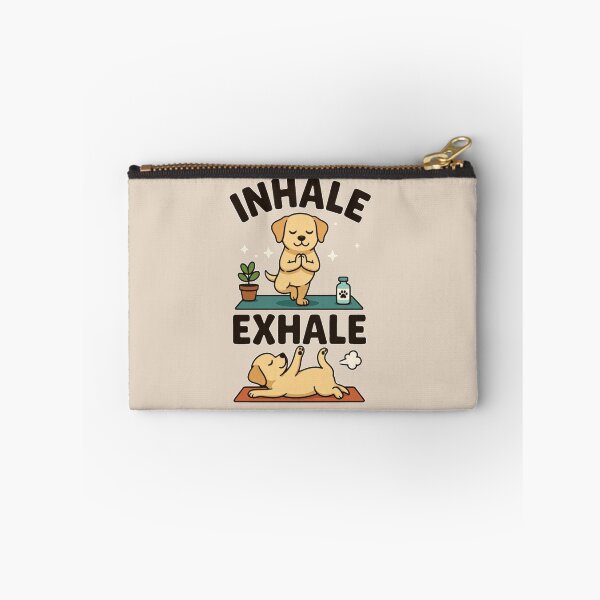 Item preview, Labrador Retriever Funny Yoga Inhale Exhale designed and sold by DIGOR shop.
