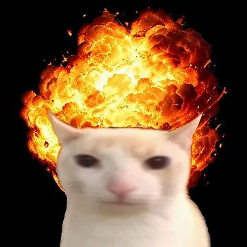 Artwork thumbnail, Cat Exploding by Tobi_Inkz