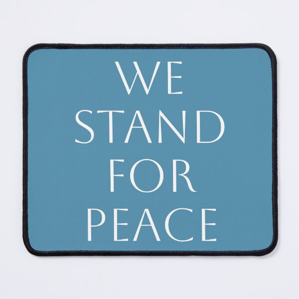 Item preview, We Stand For Peace - Minimalist Activist Typography designed and sold by HHKArtAndDesign.