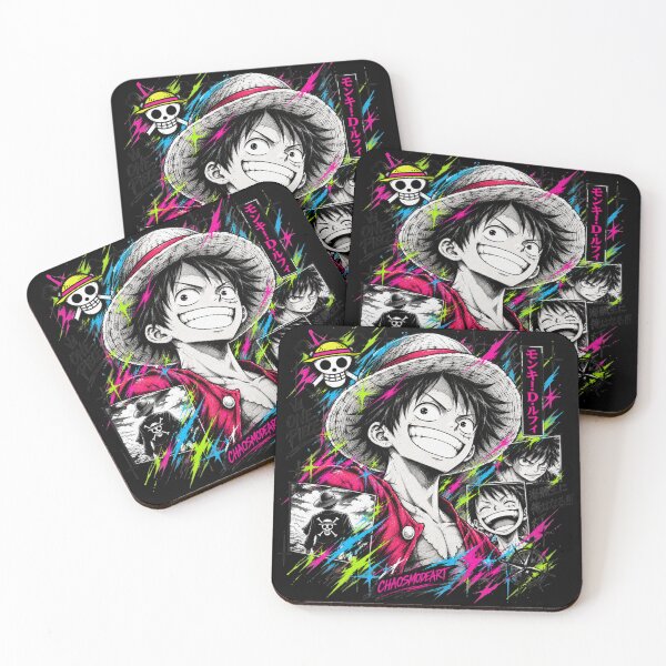 Item preview, Straw Hat Pirate Captain Neon Manga Streetwear designed and sold by ChaosModeArt.