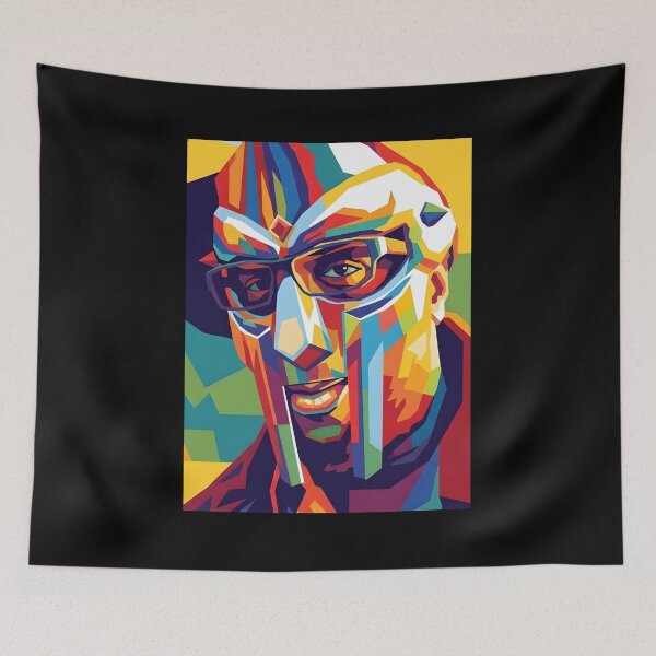 Aperçu de l'œuvre Mf doom pop art créée et vendue par Kindcorner.