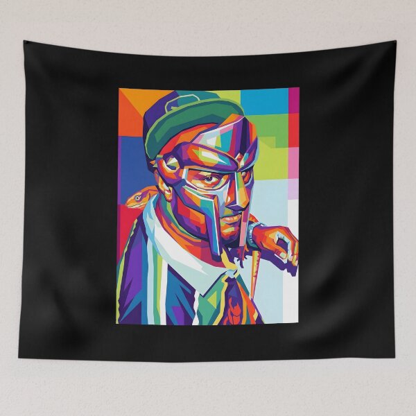 Aperçu de l'œuvre Mf doom pop art créée et vendue par Kindcorner.