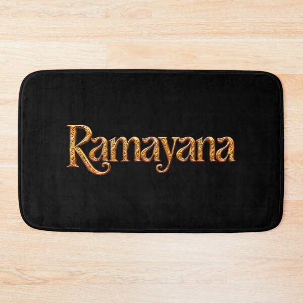 Item preview, Ramayana Golden Typography – Indian Mythology Epic Sanskrit Inspired Art designed and sold by lexxclothing.