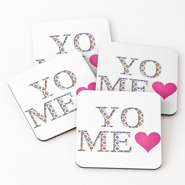 Item preview, I LOVE ME IN SPANISH MEXICAN TILE PINK HEART designed and sold by I LOVE ME.