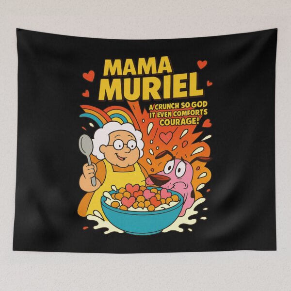 Item preview, Muriel Retro Cereal Box designed and sold by krowsunna.