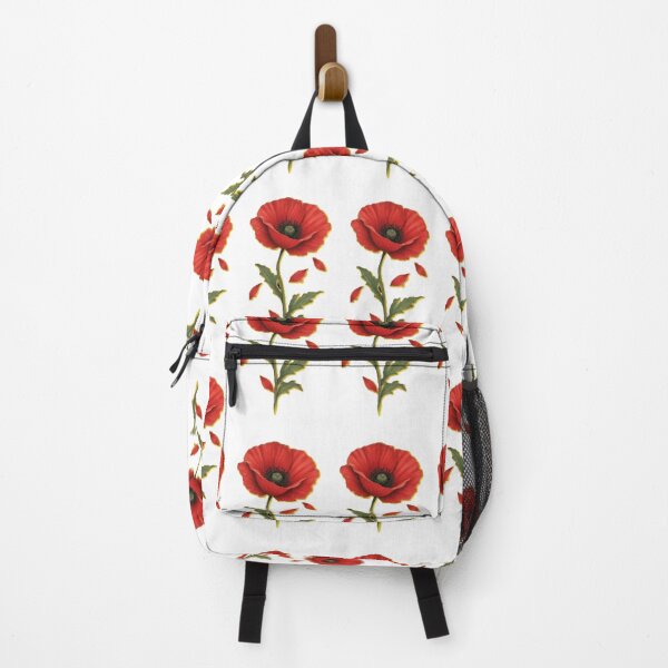 Item preview, Red Poppy Flower Botanical Art Design designed and sold by Mido-artister.