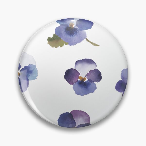 Item preview, 3 Little Violet - Blue Flowers designed and sold by Antonaccio.