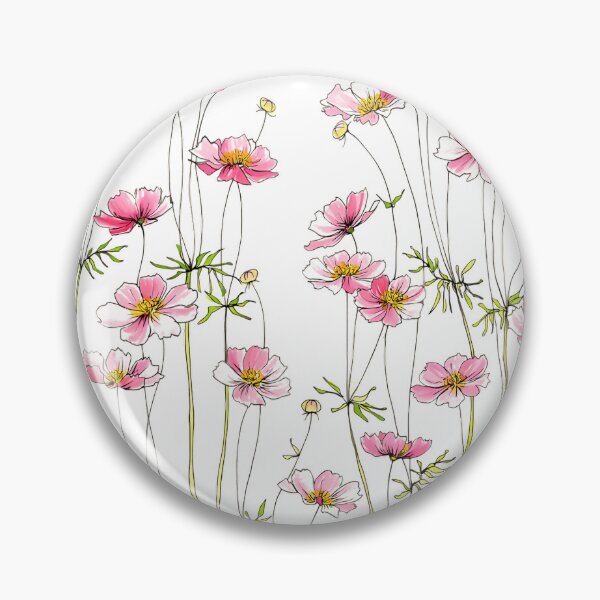 Item preview, Pink Cosmos Flowers designed and sold by Antonaccio.
