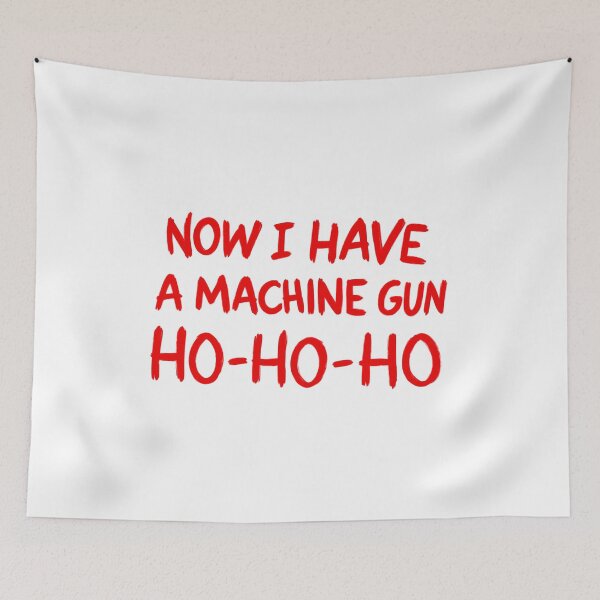 Item preview, Funny Christmas Die Hard Jumper Machine Gun Ho Ho Ho designed and sold by w1ckerman.