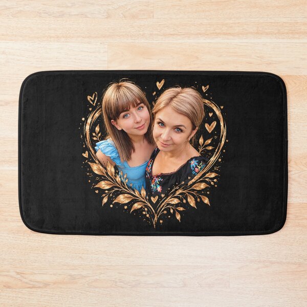 Item preview, Wiktoria & Monika | Forever Together – Golden Heart Design designed and sold by CalmMandala.