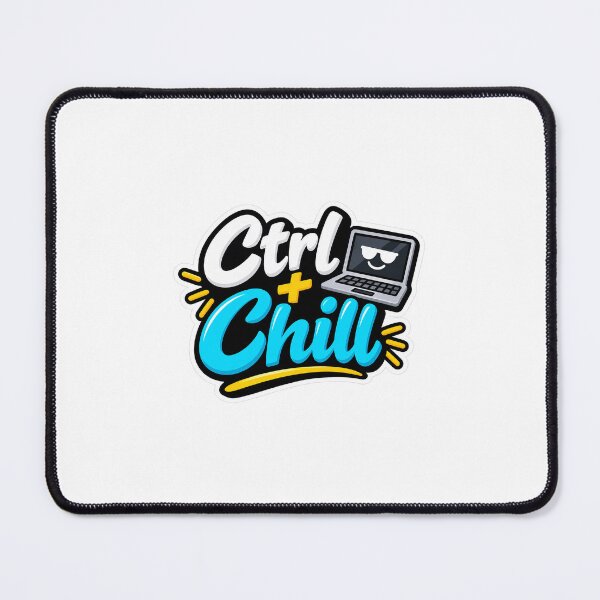 Item preview, Ctrl + Chill Funny Computer Sticker – Cool Tech Humor Design designed and sold by Only one sticker .